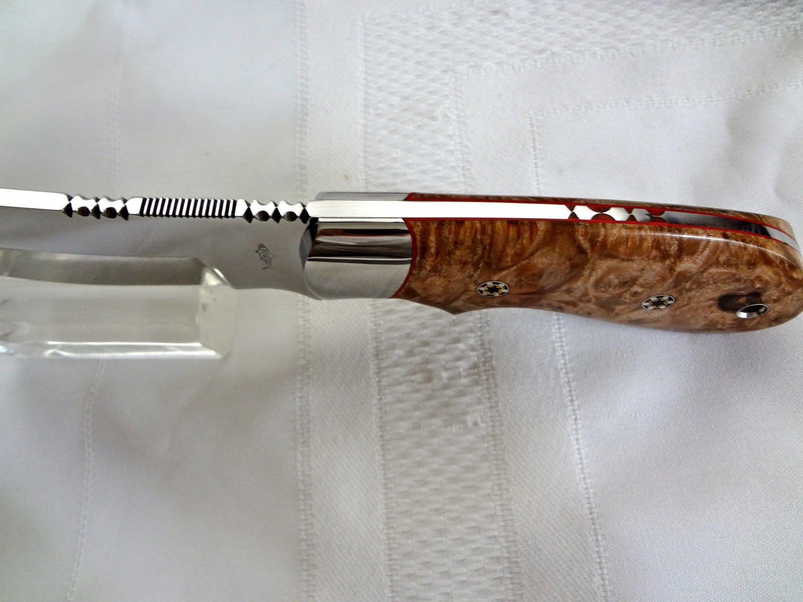 KBS Knives Store Skinner Knife Custom Handmade High Polished D2 Steel Skinner Knife