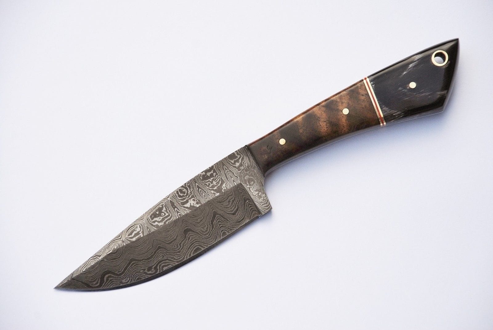 KBS Knives Store Skinner Knife Damascus steel skinning knife