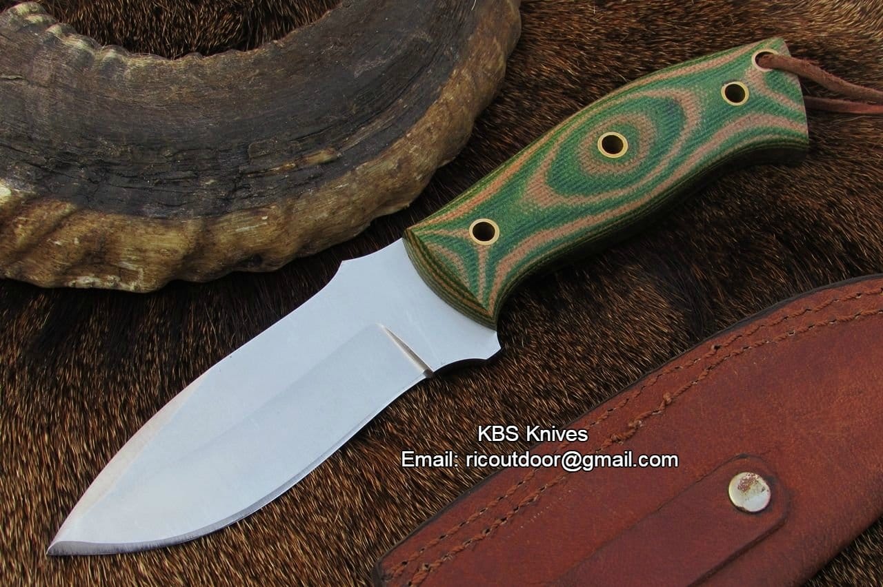 KBS Knives Store Skinner Knife HAND MADE CARBON STEEL SKINNER KNIFE