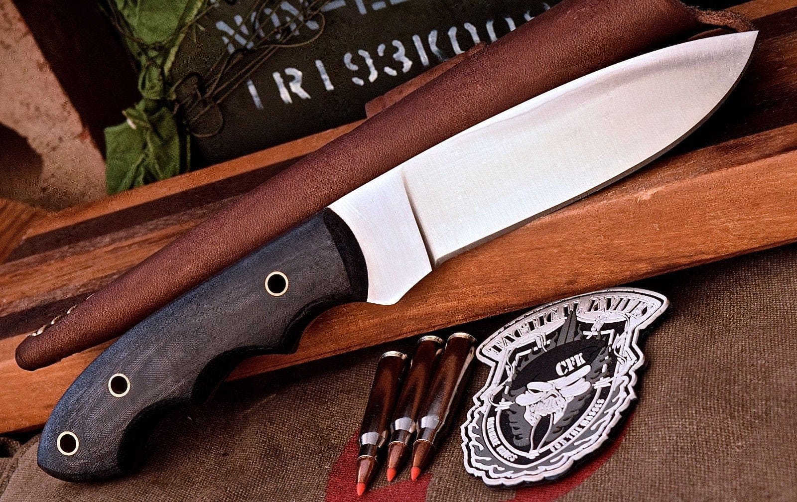 KBS Knives Store Skinner Knife Handmade D2 Flat Grind Bushcraft Skinner Hunter Knife