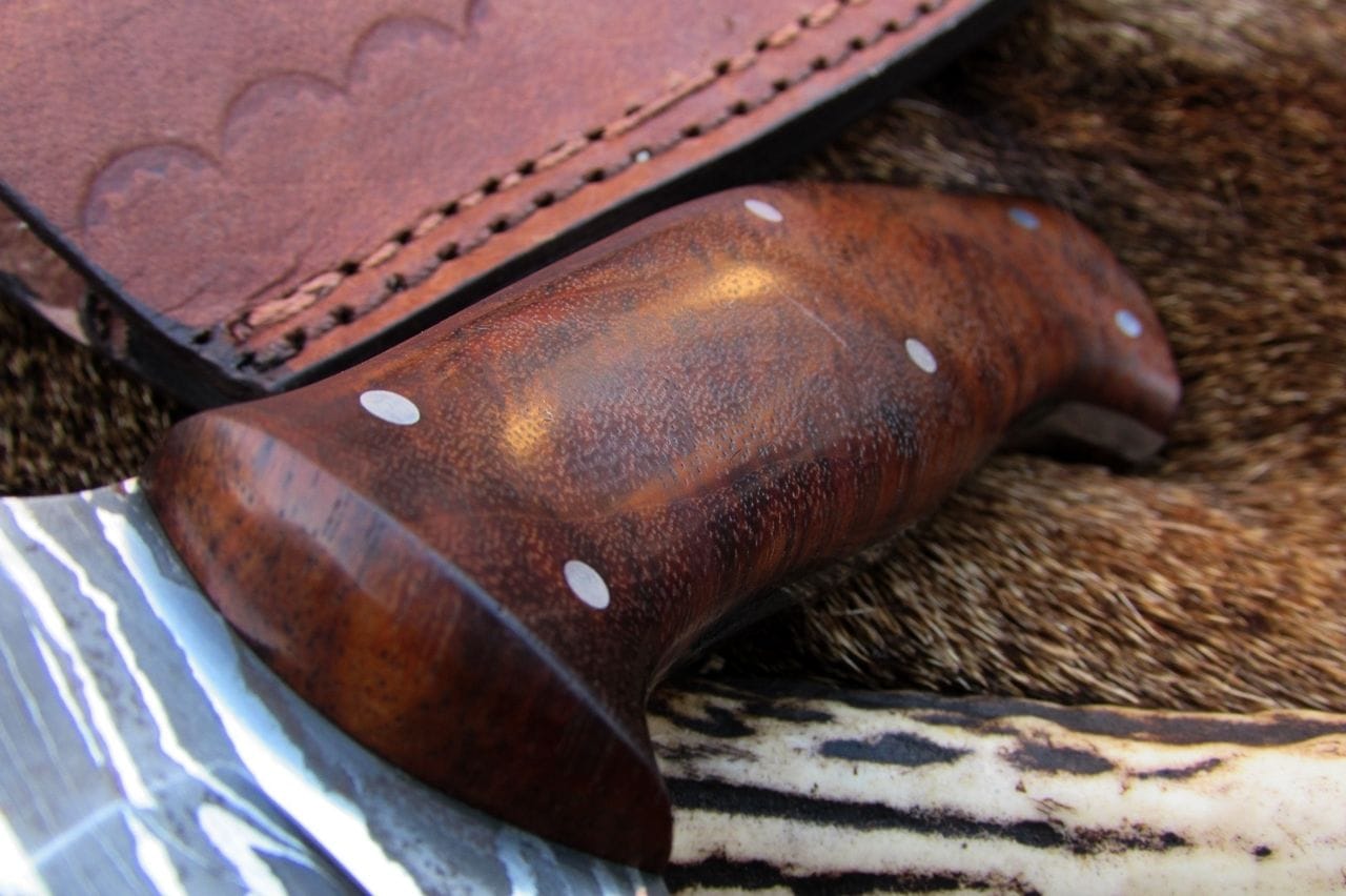 KBS Knives Store Skinner Knife Handmade Damascus Skinning Knife