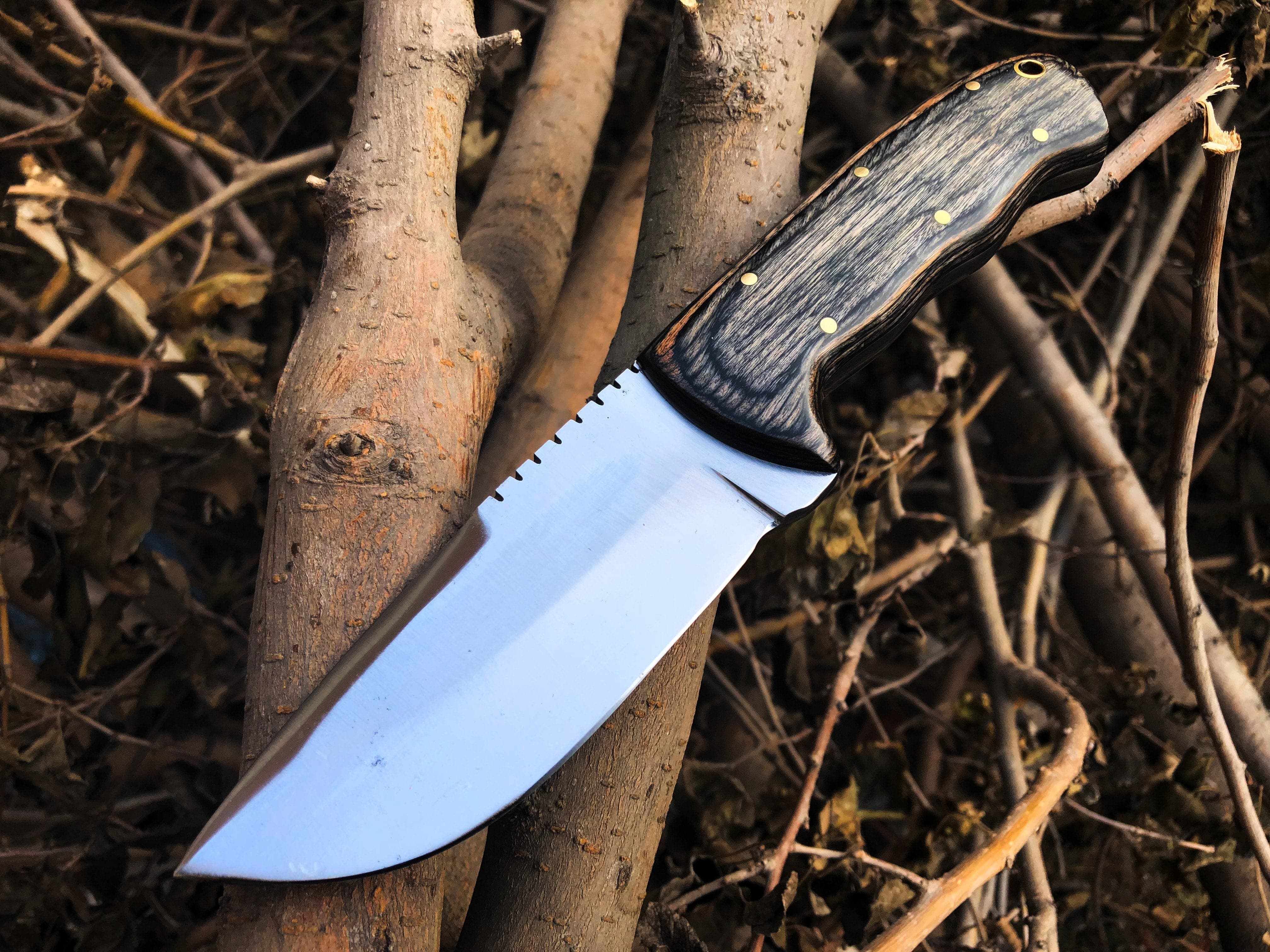 KBS Knives Store Skinner Knife New Custom Handmade D2 Steel Hunting Skinning Knife