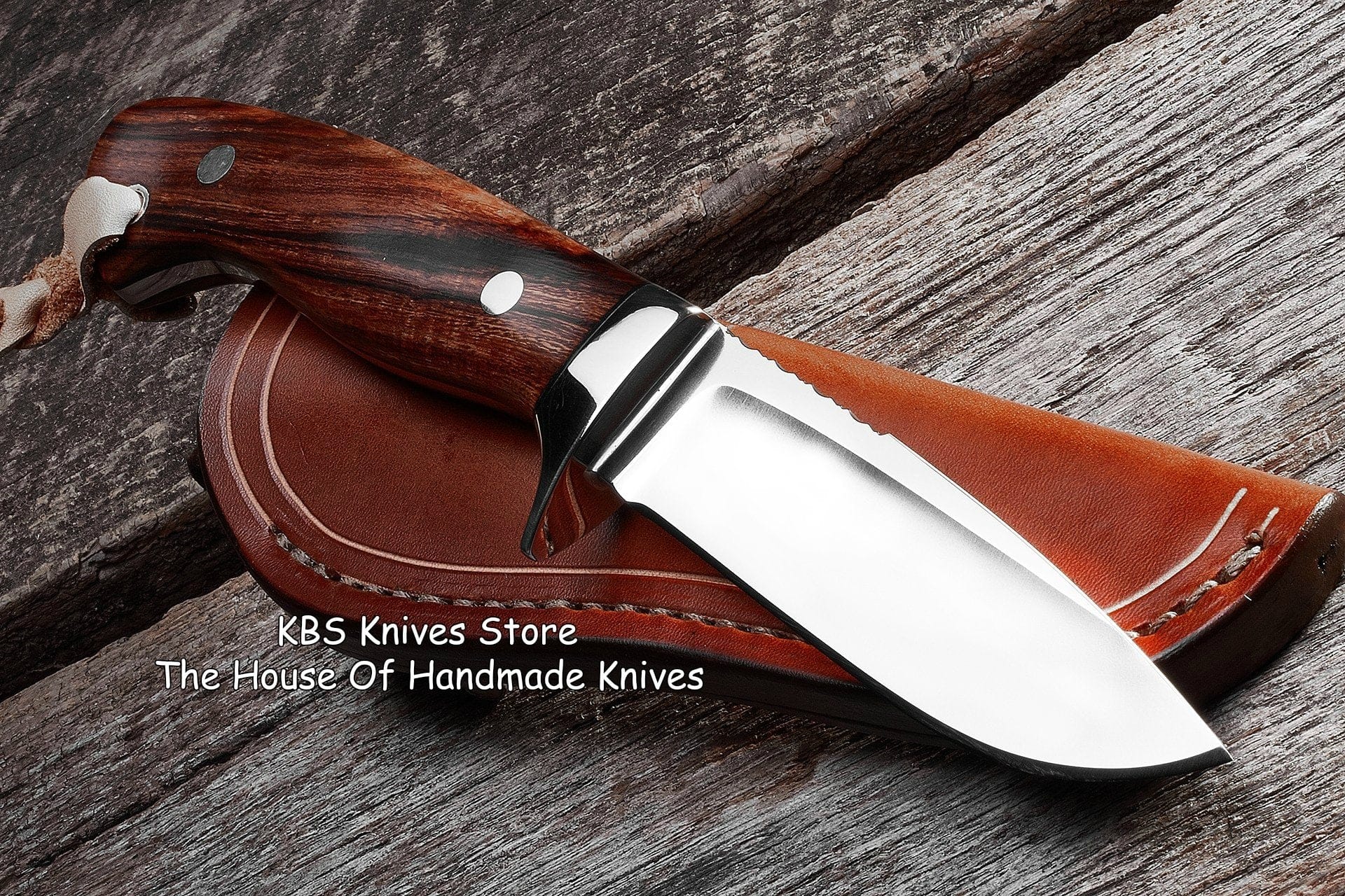 KBS Knives Store Skinner Knives Custom Handmade Best Deer Skinning Hunting Knife – High Carbon Steel Blade