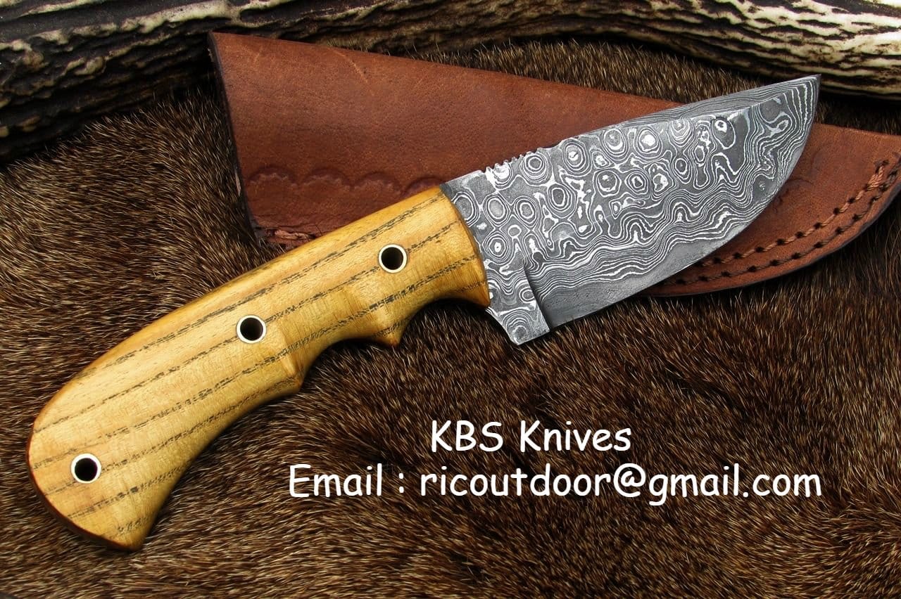 KBS Knives Store Skinner Knives Custom Handmade Best Deer Skinning Knife – 8 Inches