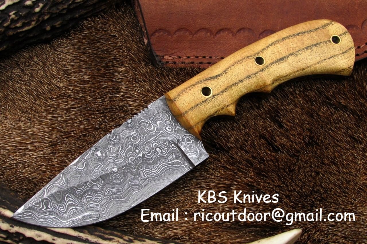 KBS Knives Store Skinner Knives Custom Handmade Best Deer Skinning Knife – 8 Inches