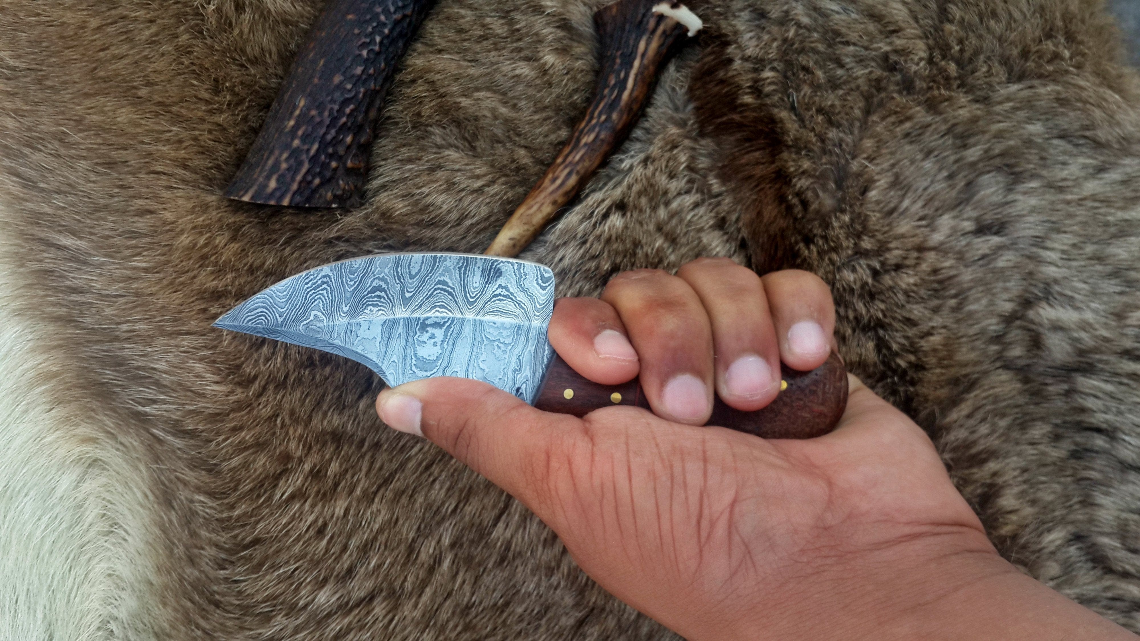 KBS Knives Store Skinner Knives Handcrafted Custom Skinning Knife – 6.5 Inches Blade