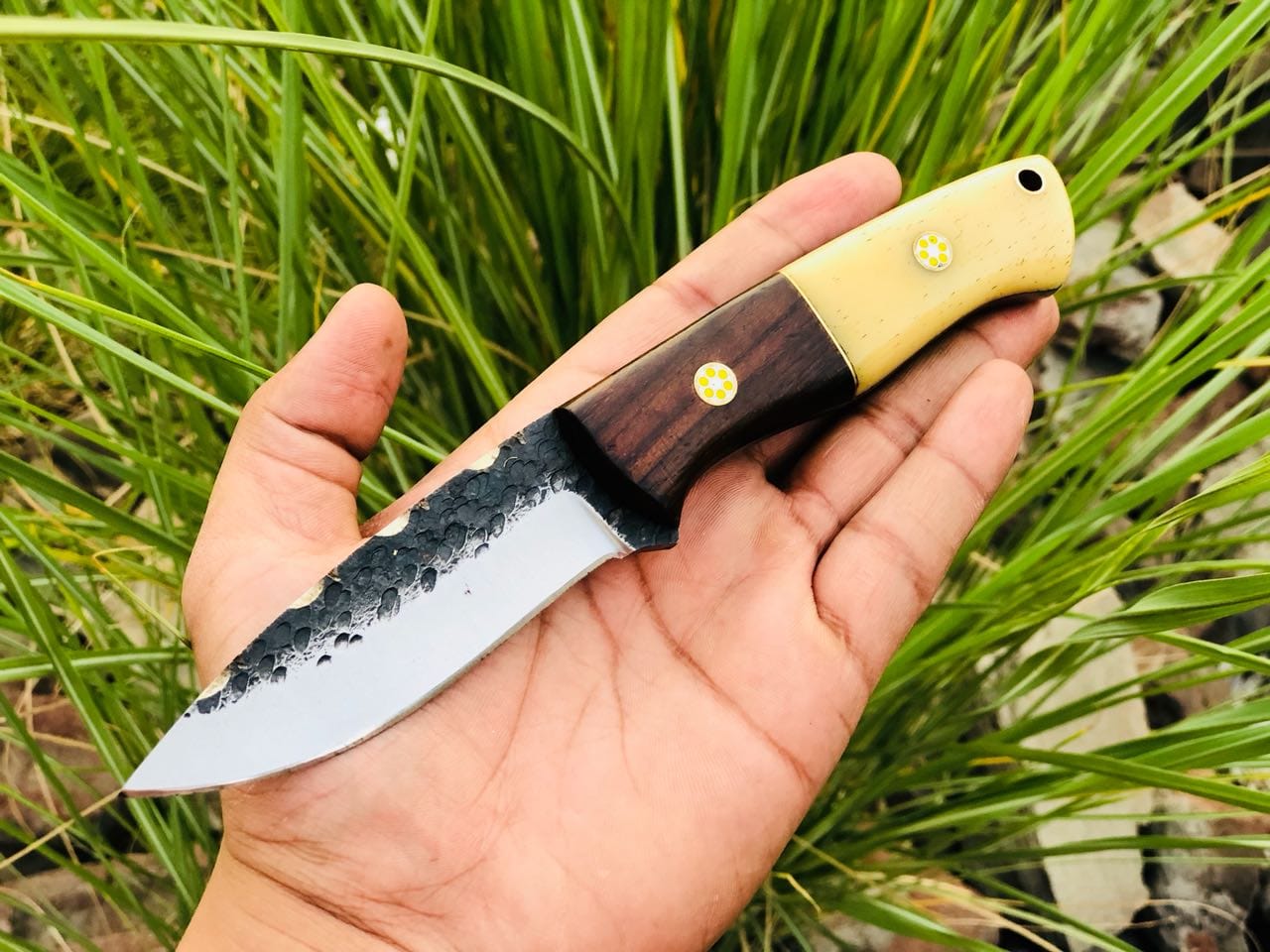 KBS Knives Store Skinning Knives Custom Handmade 1095 Hammer Forged Skinner Knife