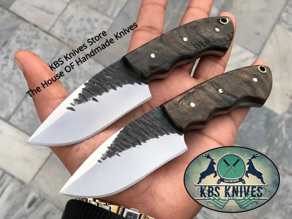 KBS Knives Store Skinning Knives Custom Handmade 1095 Hand Forged Steel EDC Skinner Knives