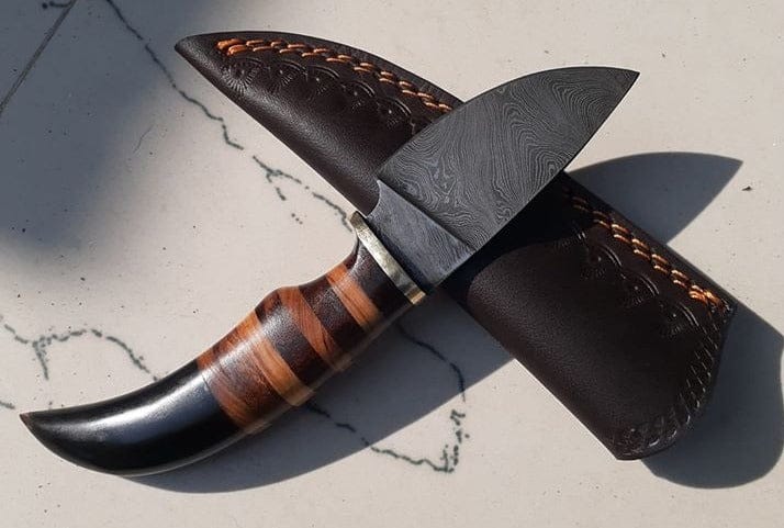 KBS Knives Store Skinning Knives Custom Handmade Damascus Steel EDC Knife