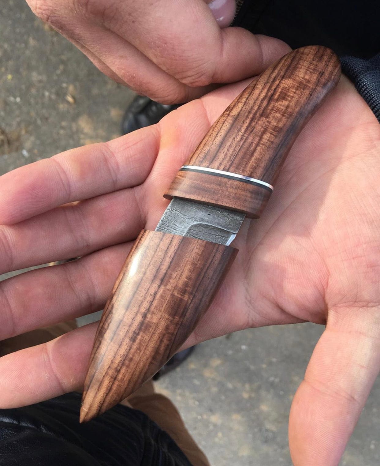 KBS Knives Store Skinning Knives Damascus Blade EDC Knife