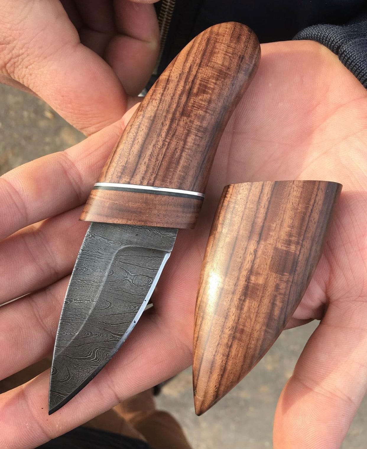 KBS Knives Store Skinning Knives Damascus Blade EDC Knife