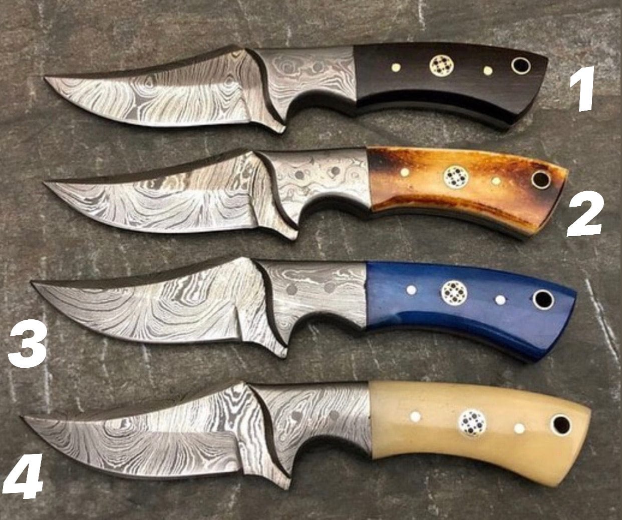 KBS Knives Store Skinning Knives Damascus EDC Knives