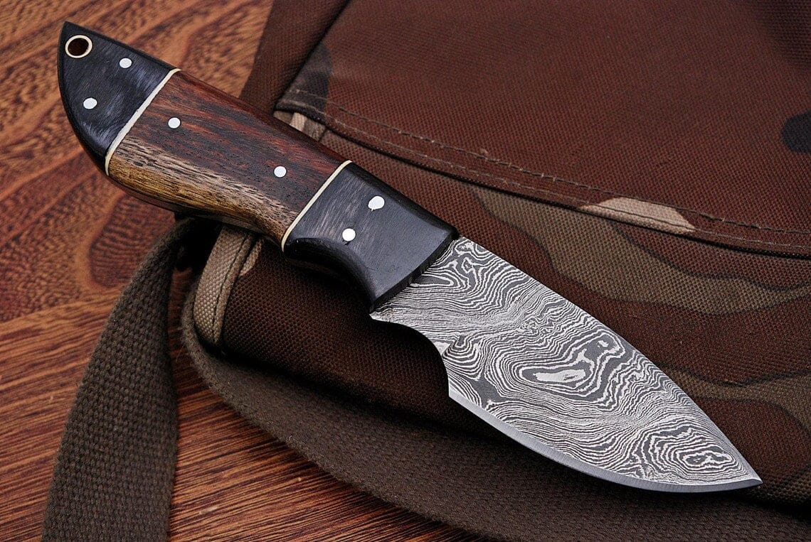 KBS Knives Store Skinning Knives Damascus Skinner Knife