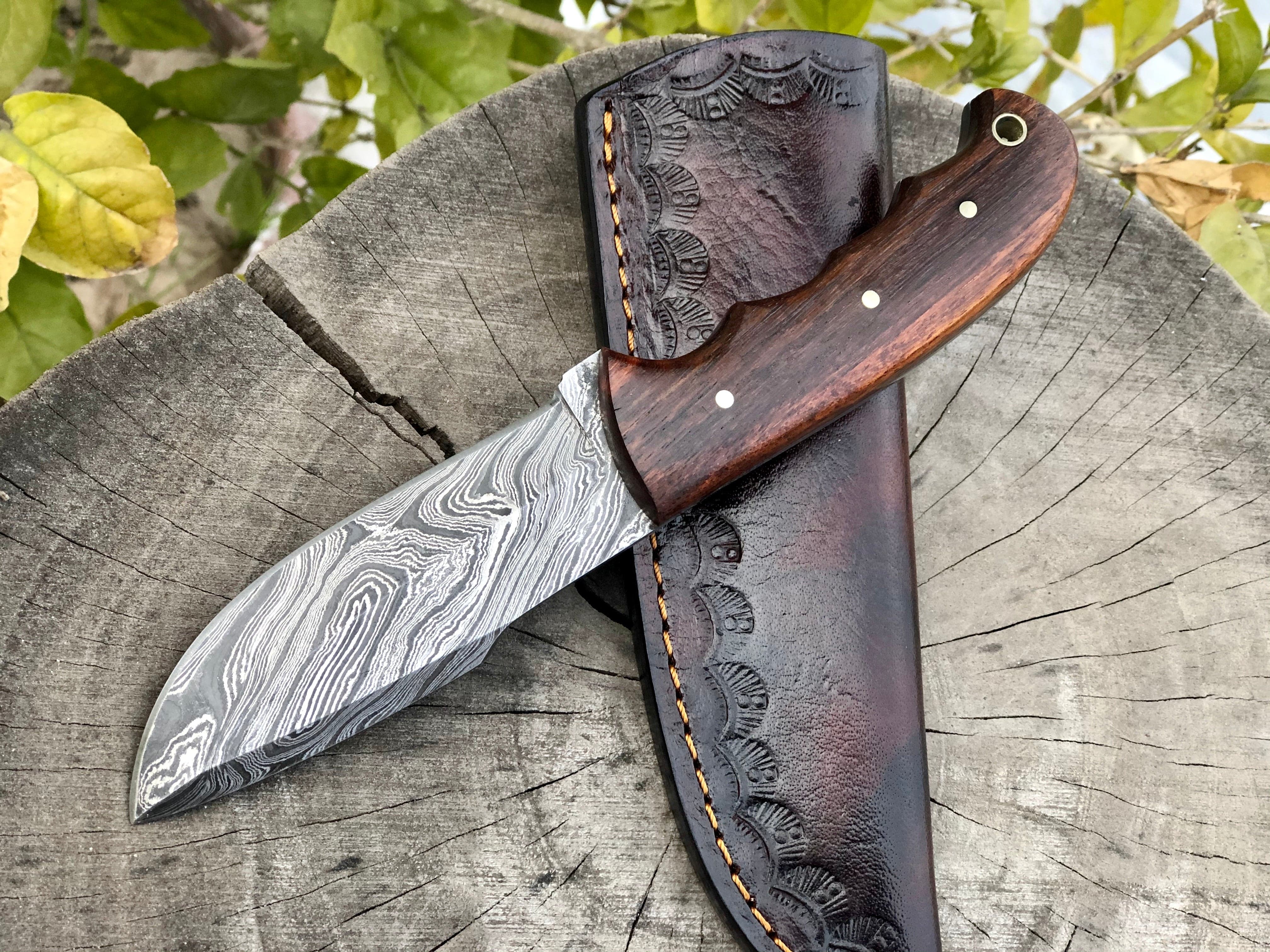 KBS Knives Store Skinning Knives Damascus Steel Edc Knife