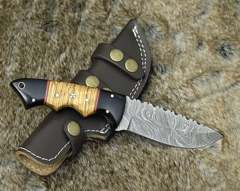 KBS Knives Store Skinning Knives Damascus Steel Hunting Skinning Knife
