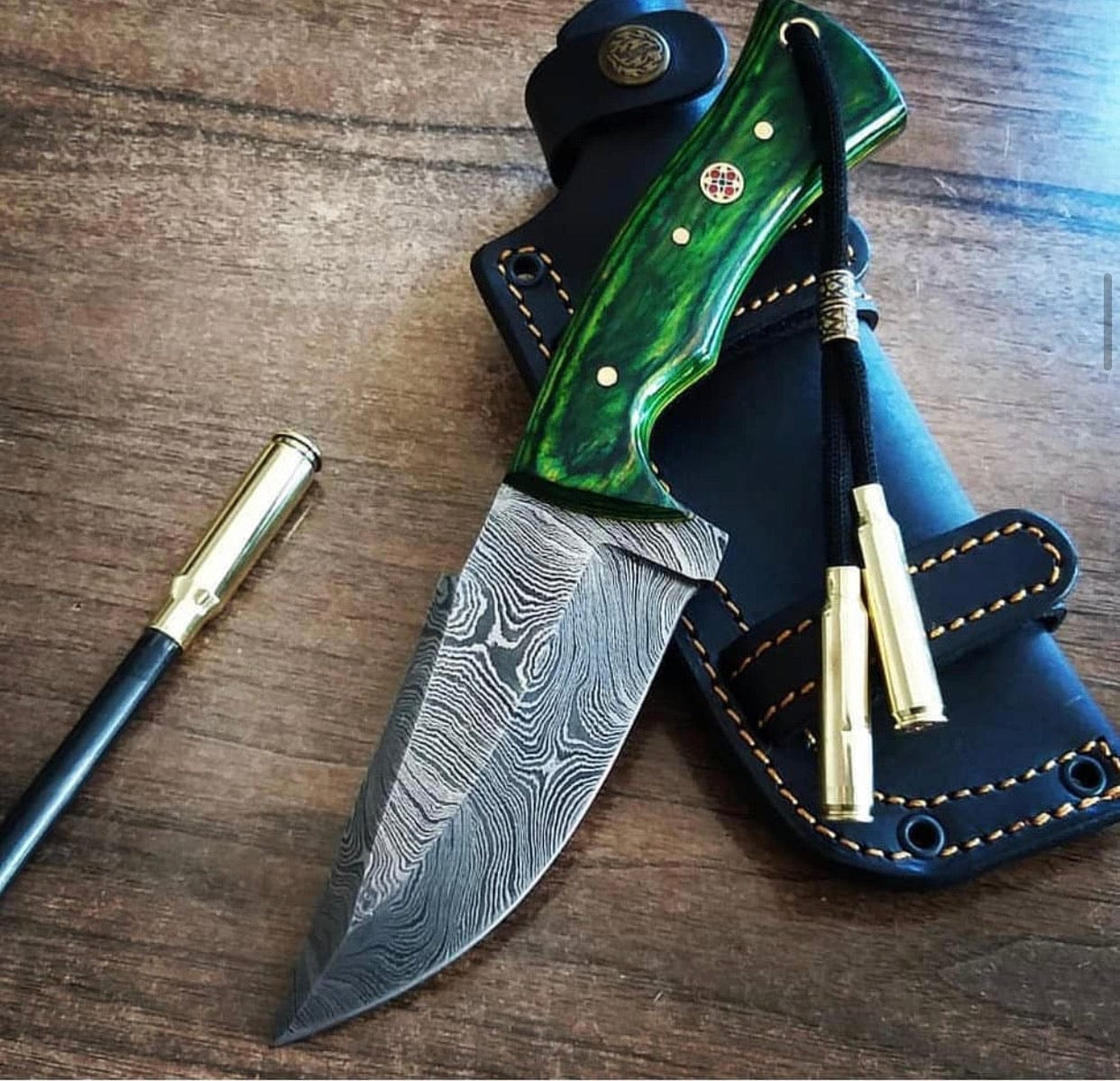 KBS Knives Store Skinning Knives EDC Damascus Deer Skinning Knife