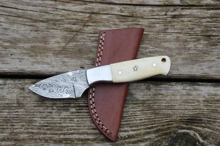 KBS Knives Store Skinning Knives EDC Damascus Skinning Knife