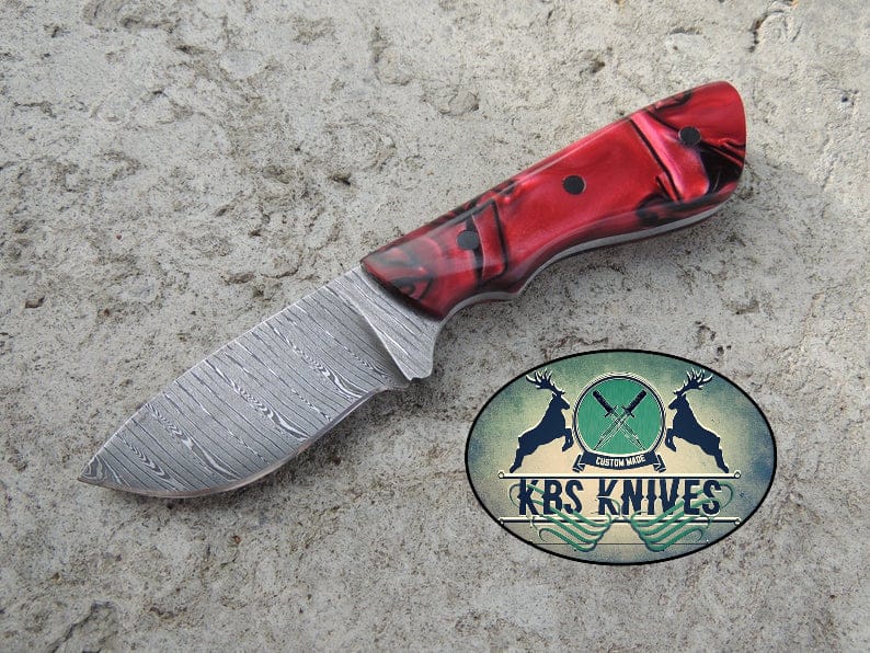 KBS Knives Store Skinning Knives Epoxy Resin Handle EDC Skinning Knife