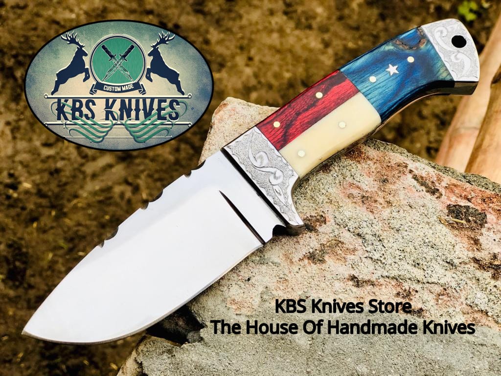 KBS Knives Store Skinning Knives New Custom Handmade D2 Tool Steel Hunting Skinning Knife