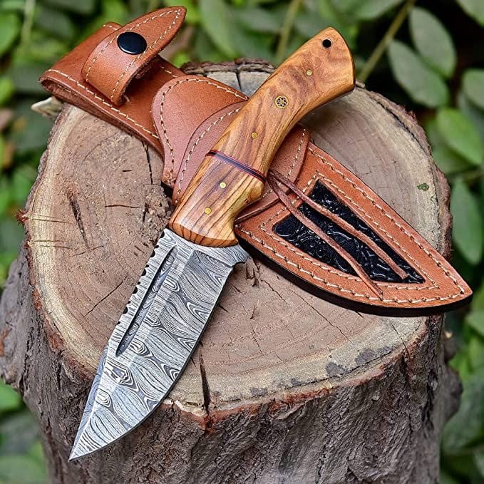 KBS Knives Store Sporting Goods Custom Handmade Damascus Steel Hunting Skinning Knife