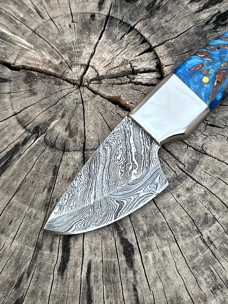 KBS Knives Store Sporting Goods Custom Handmade Damascus Steel Skinning Knife