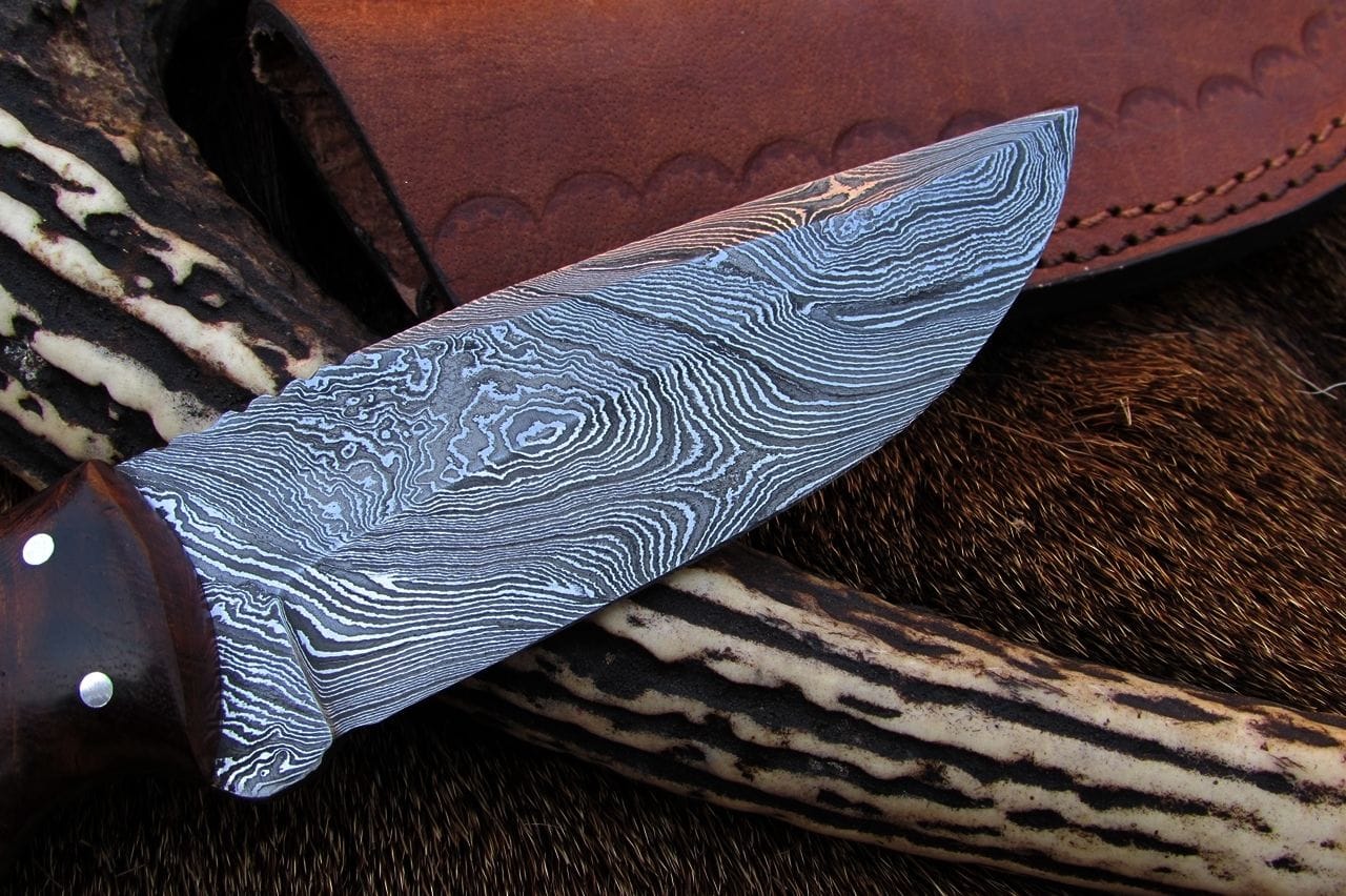 KBS Knives Store Sporting Goods Handmade Damascus Skinning Knife