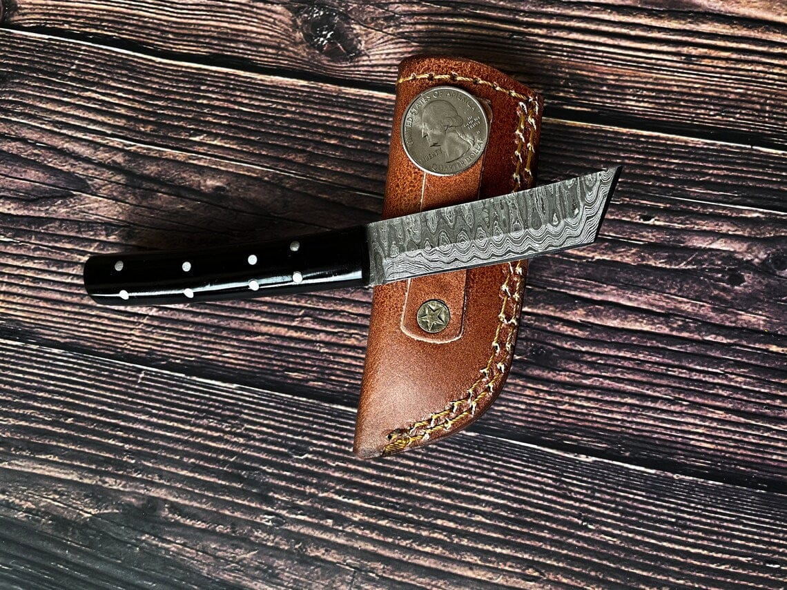 KBS Knives Store Tanto Knives Custom Handmade Damascus Tanto Blade Knife