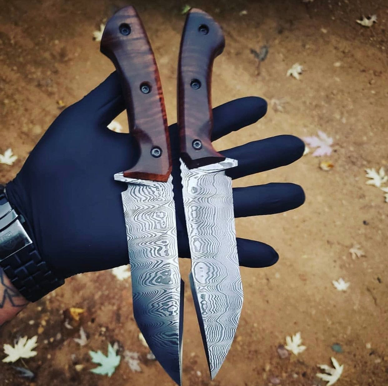 KBS Knives Store Tanto Knives Damascus Steel Tanto Knife