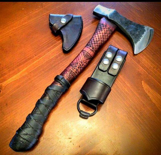 KBS Knives Store Tomahawk 1095 STEEL HAND ENGRAVED TOMAHAWK | 1095 STEEL AXE