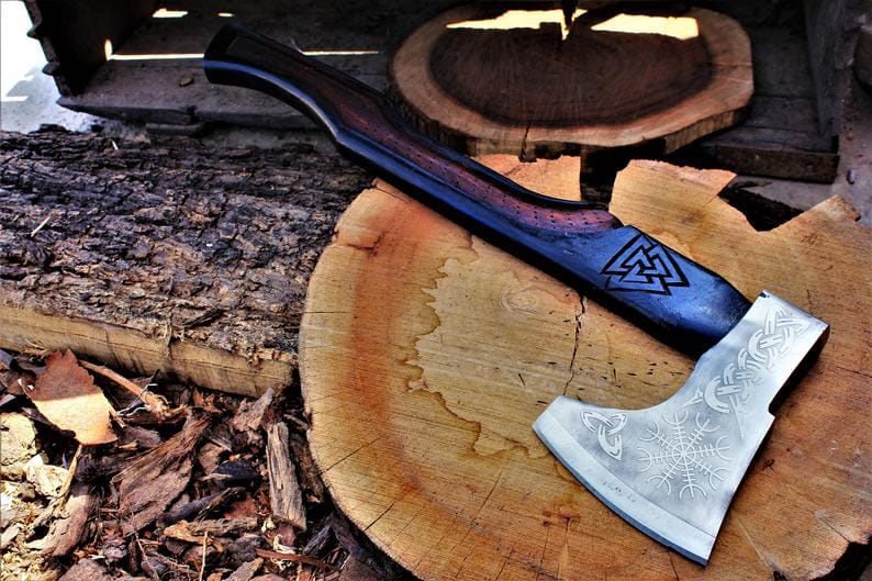 KBS Knives Store Tomahawk Engraved Axe