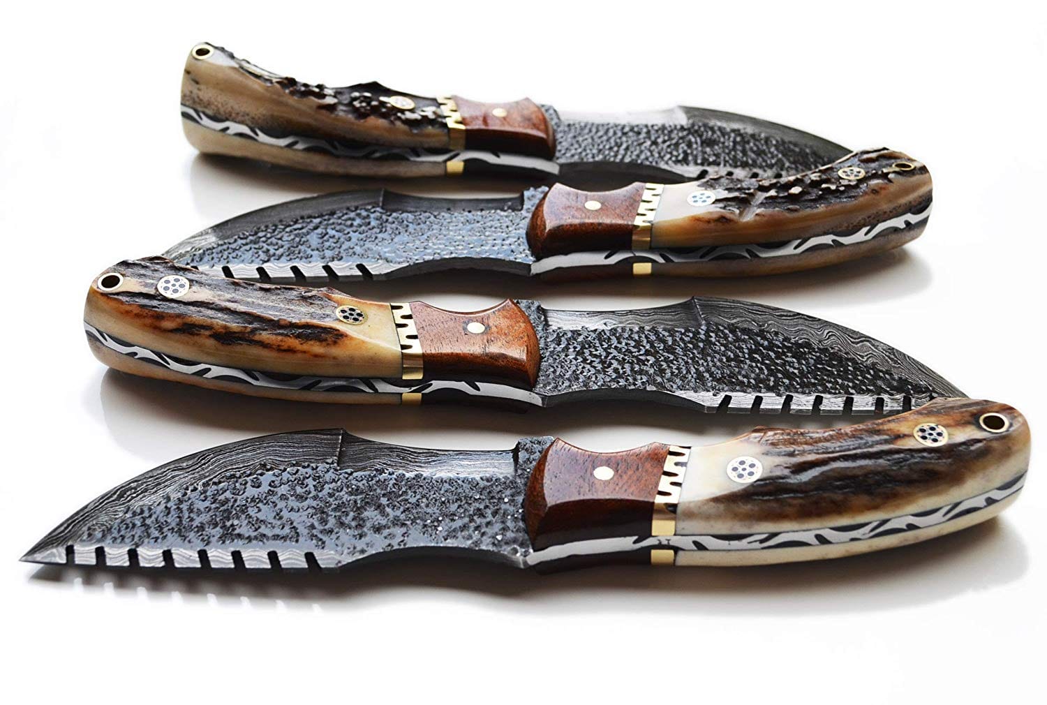 KBS Knives Store Tracker Knife Custom Hand Forged Damascus Steel Tom Brown Tracker Knife - Ideal for Survival, Camping & Tactical Use | KBS Knives