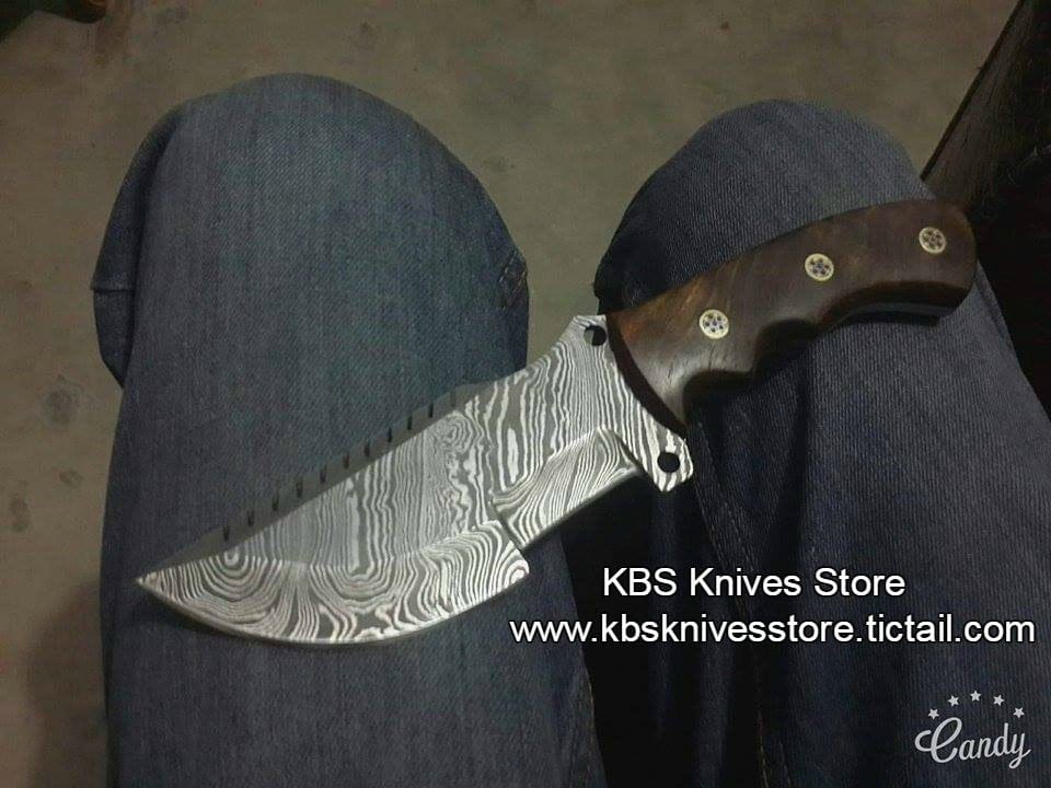 KBS Knives Store Tracker Knife Custom Handcrafted Damascus Steel Tom Brown Tracker Knife - Perfect for Survival, Camping & Tactical Use | KBS Knives