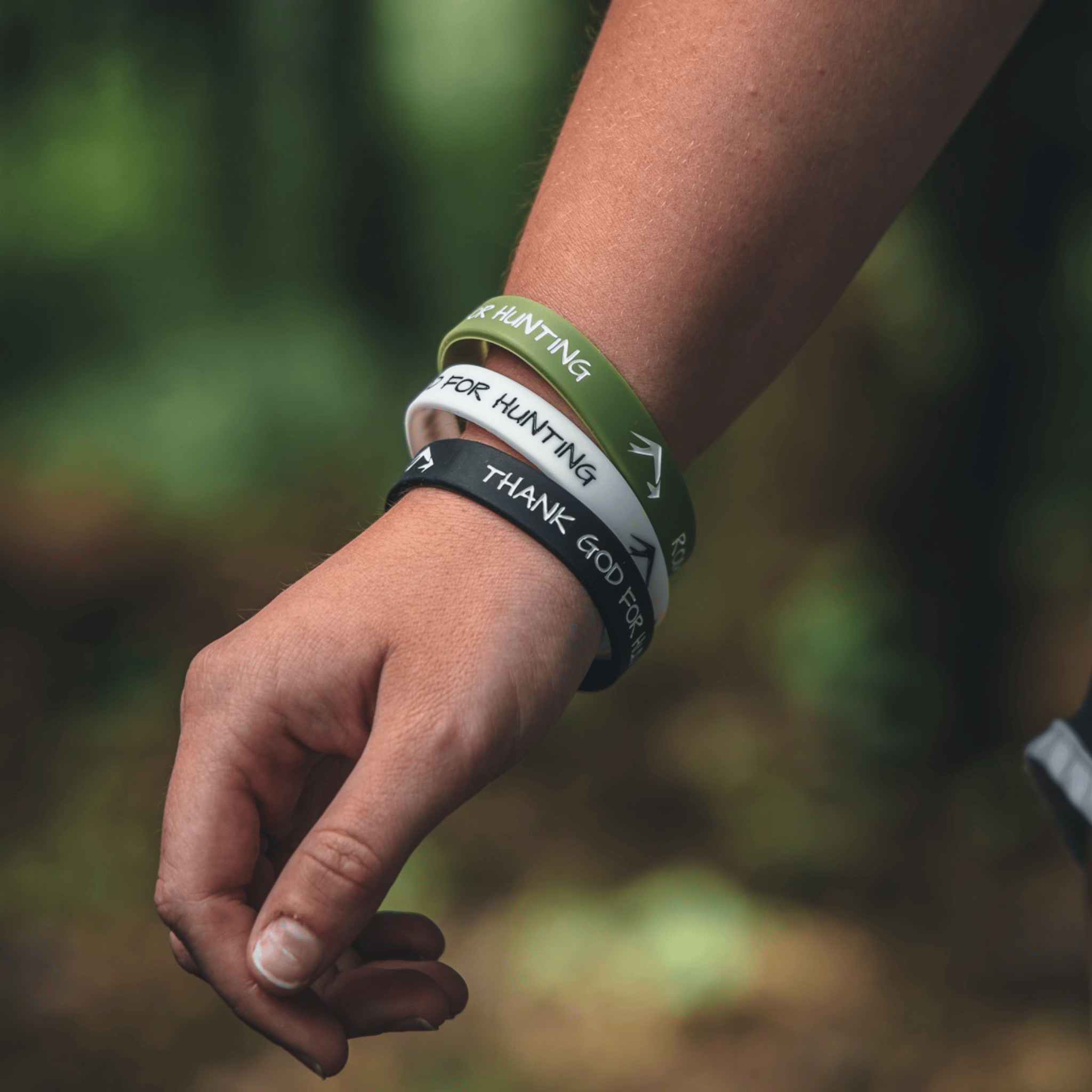 KLUK Custom Calls (3 Pack) Thank God For Hunting Bracelet