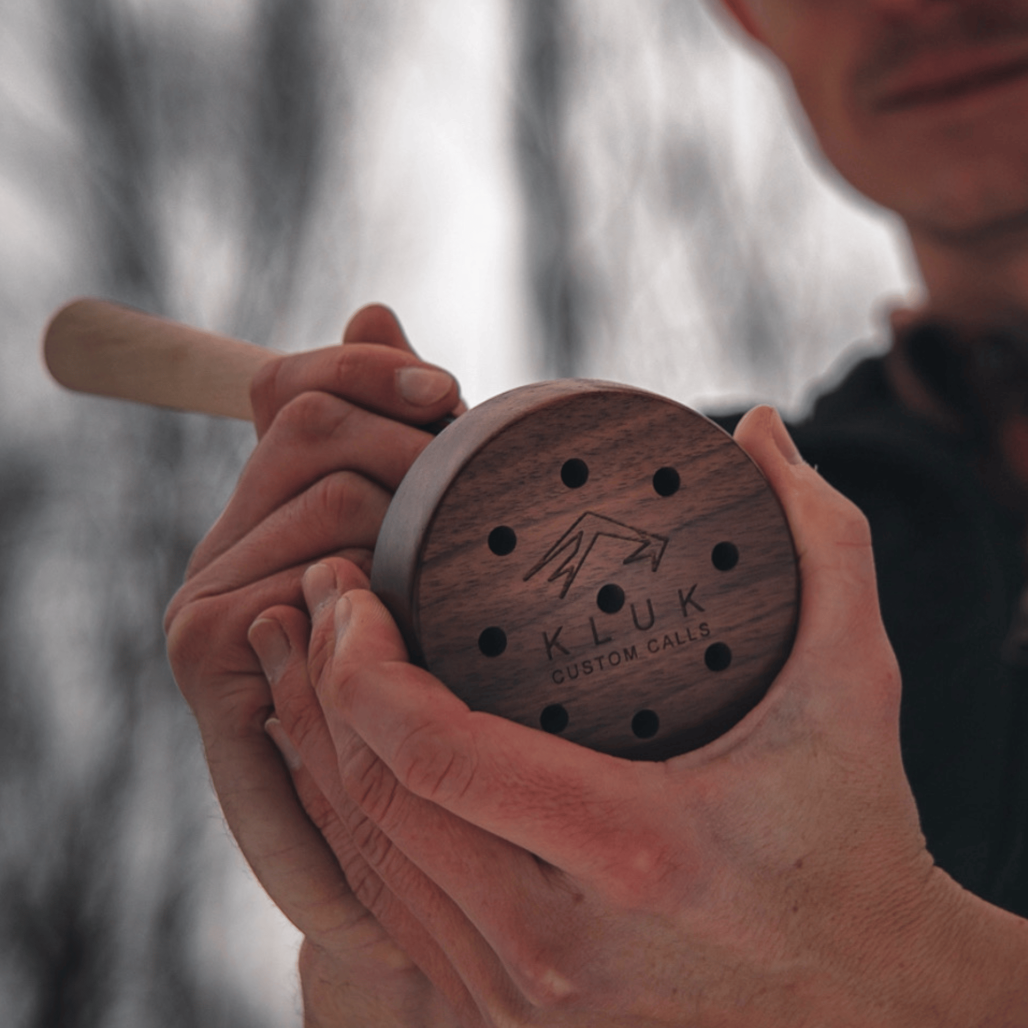 KLUK Custom Calls Friction WALNUT/ALUMINUM WITH DYMONDWOOD STRIKER