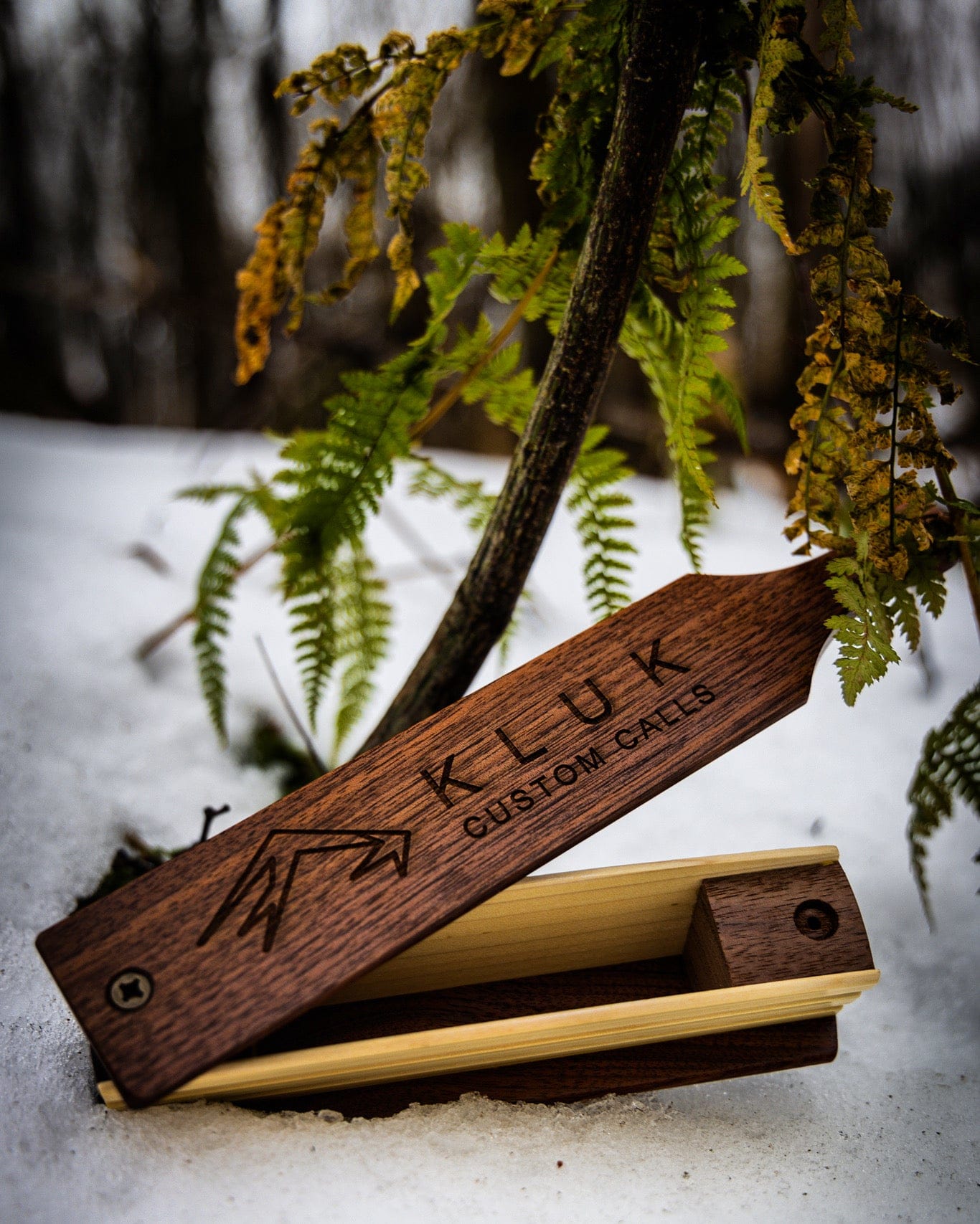 KLUK Custom Calls Friction WALNUT/POPLAR BOX CALL