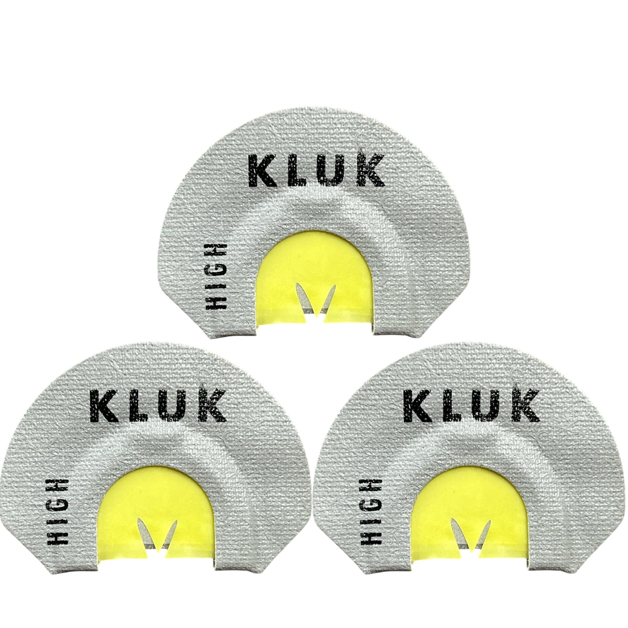 KLUK Custom Calls Turkey Mouth Call High Stretch / 3-Pack GAME OVER