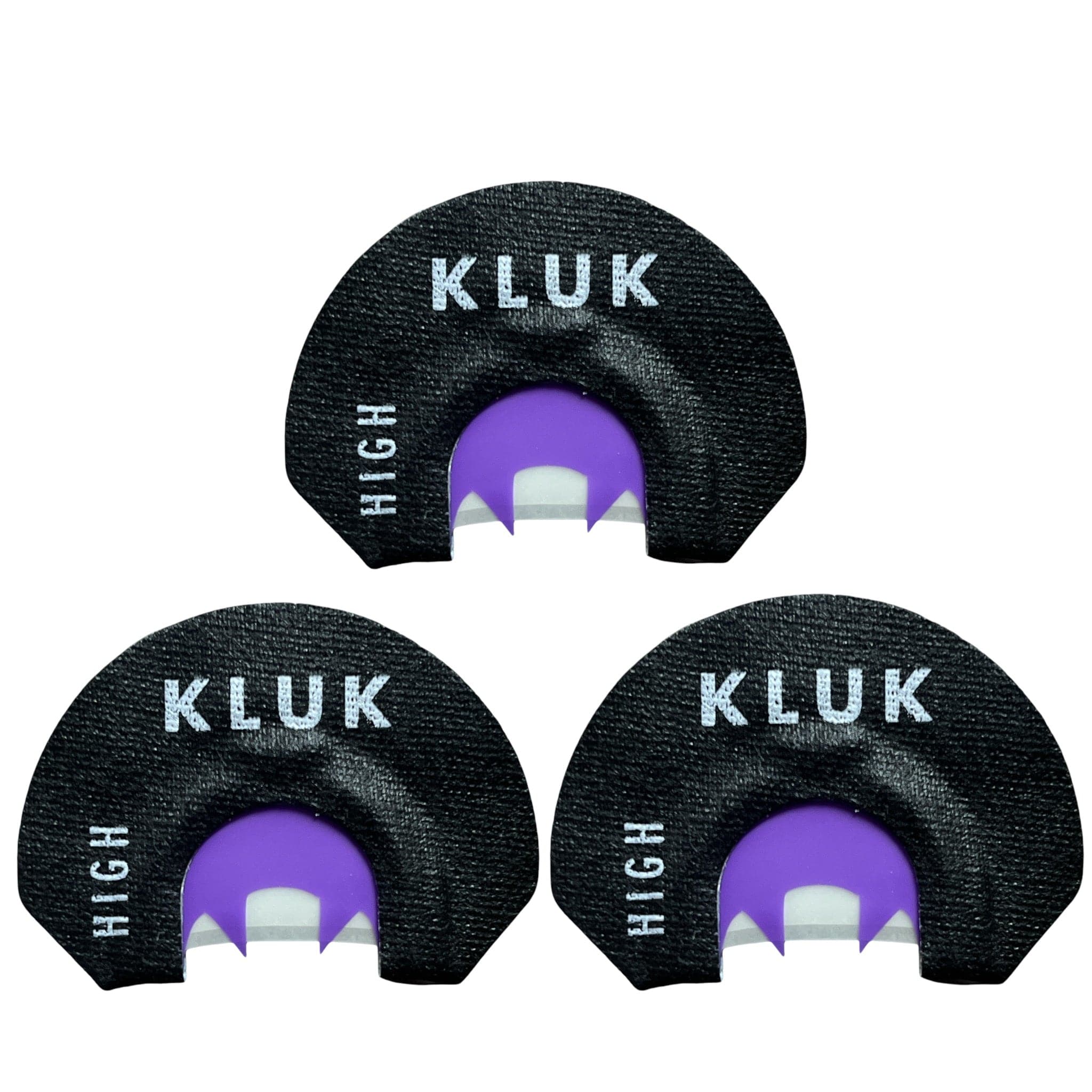 KLUK Custom Calls Turkey Mouth Call High Stretch / 3-Pack PURPLE TURKINATOR