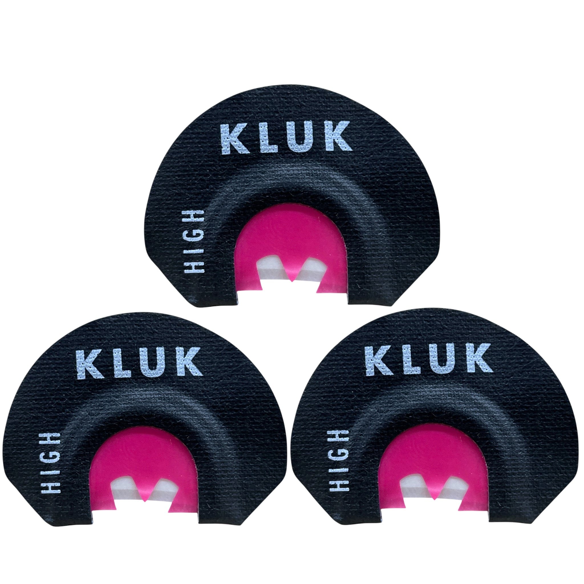 KLUK Custom Calls Turkey Mouth Call High Stretch / 3-Pack RECON RED