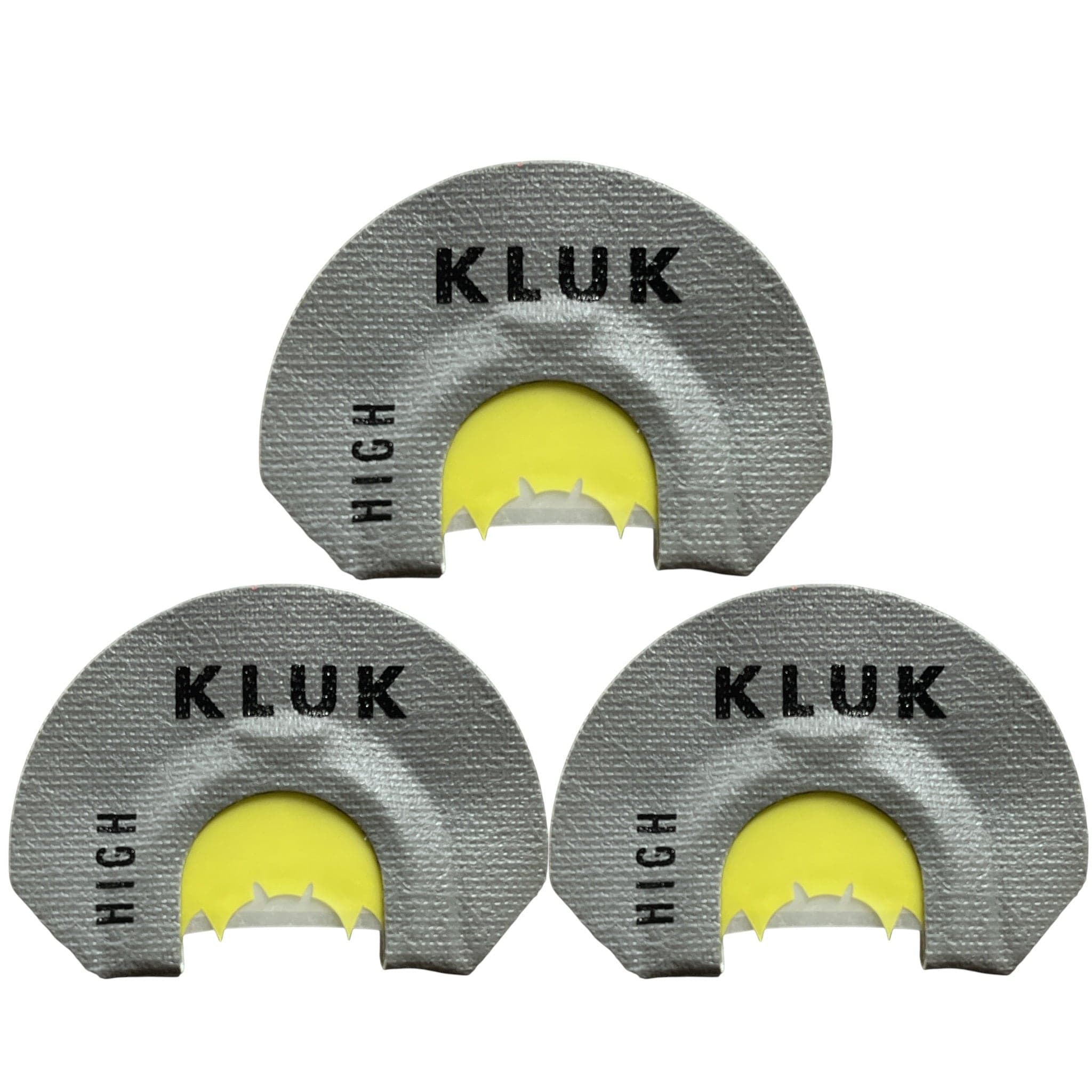 KLUK Custom Calls Turkey Mouth Call High Stretch / 3-Pack SMOKIN HEN (3 REED)