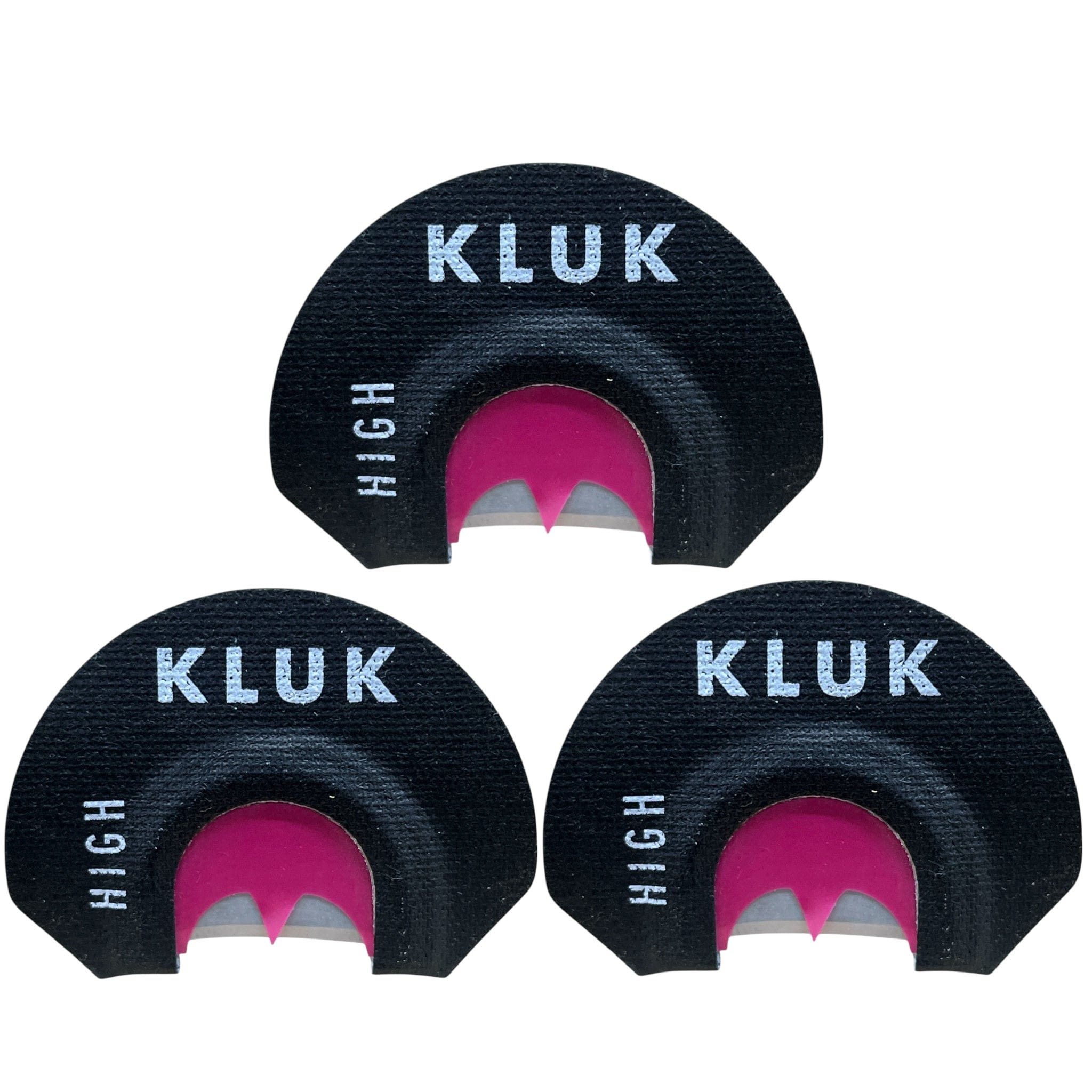 KLUK Custom Calls Turkey Mouth Call High Stretch / 3-Pack THE WINGMAN