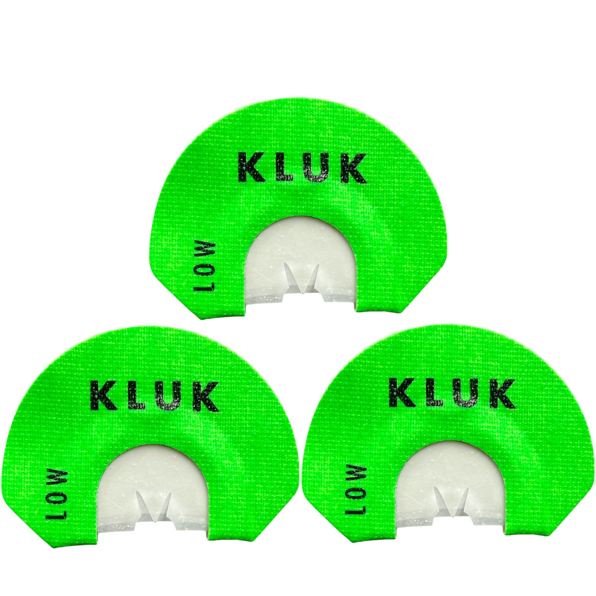 KLUK Custom Calls Turkey Mouth Call Low Stretch / 3-Pack CHATTY CATHY