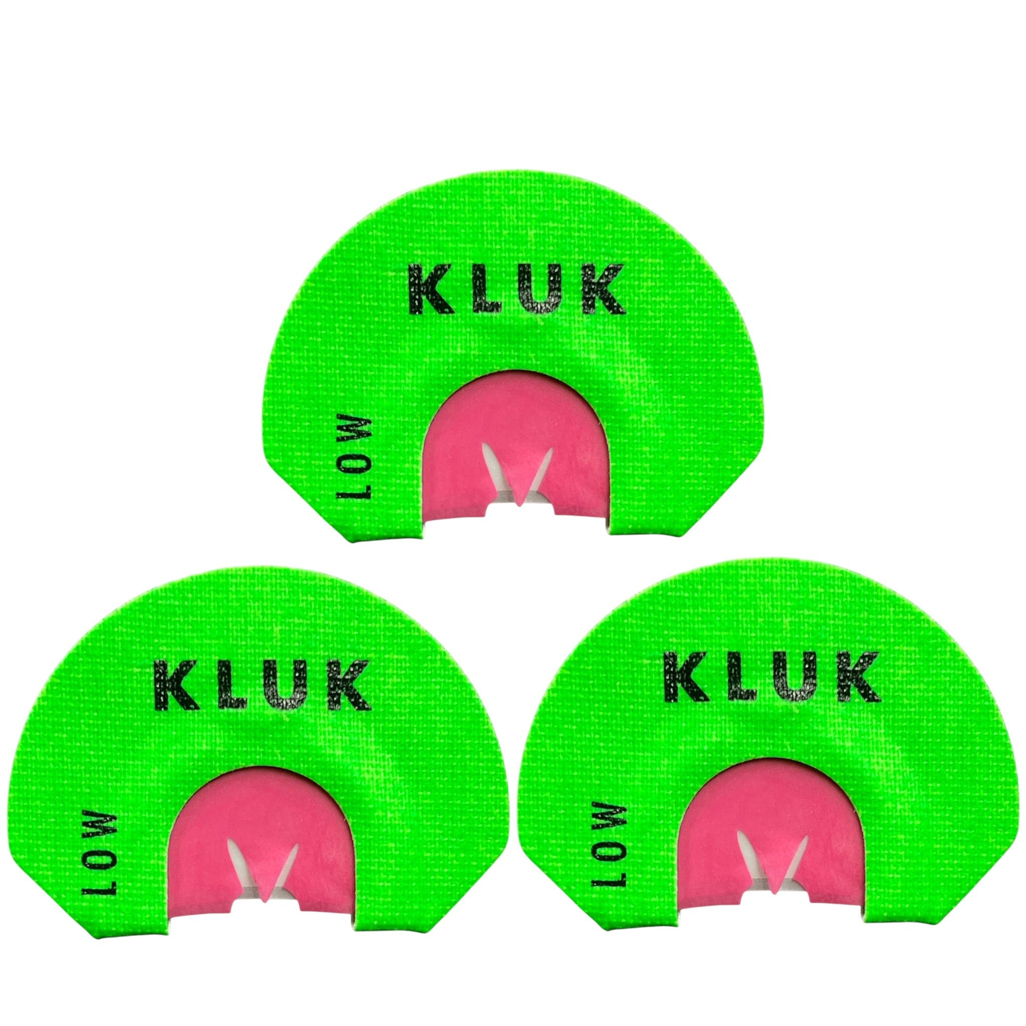 KLUK Custom Calls Turkey Mouth Call Low Stretch / 3-Pack DEATH BLOW