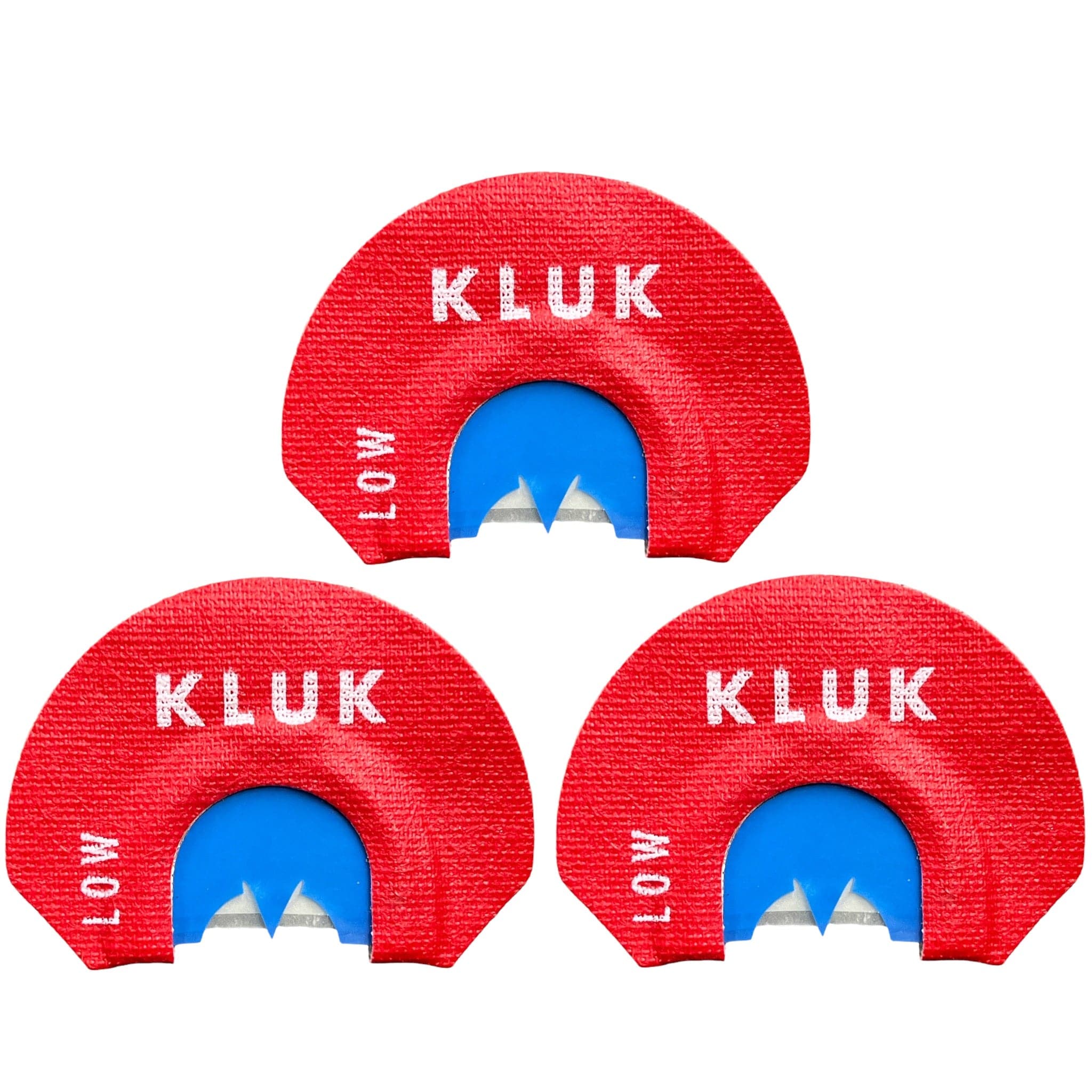 KLUK Custom Calls Turkey Mouth Call Low Stretch / 3-Pack FREEDOM CRY