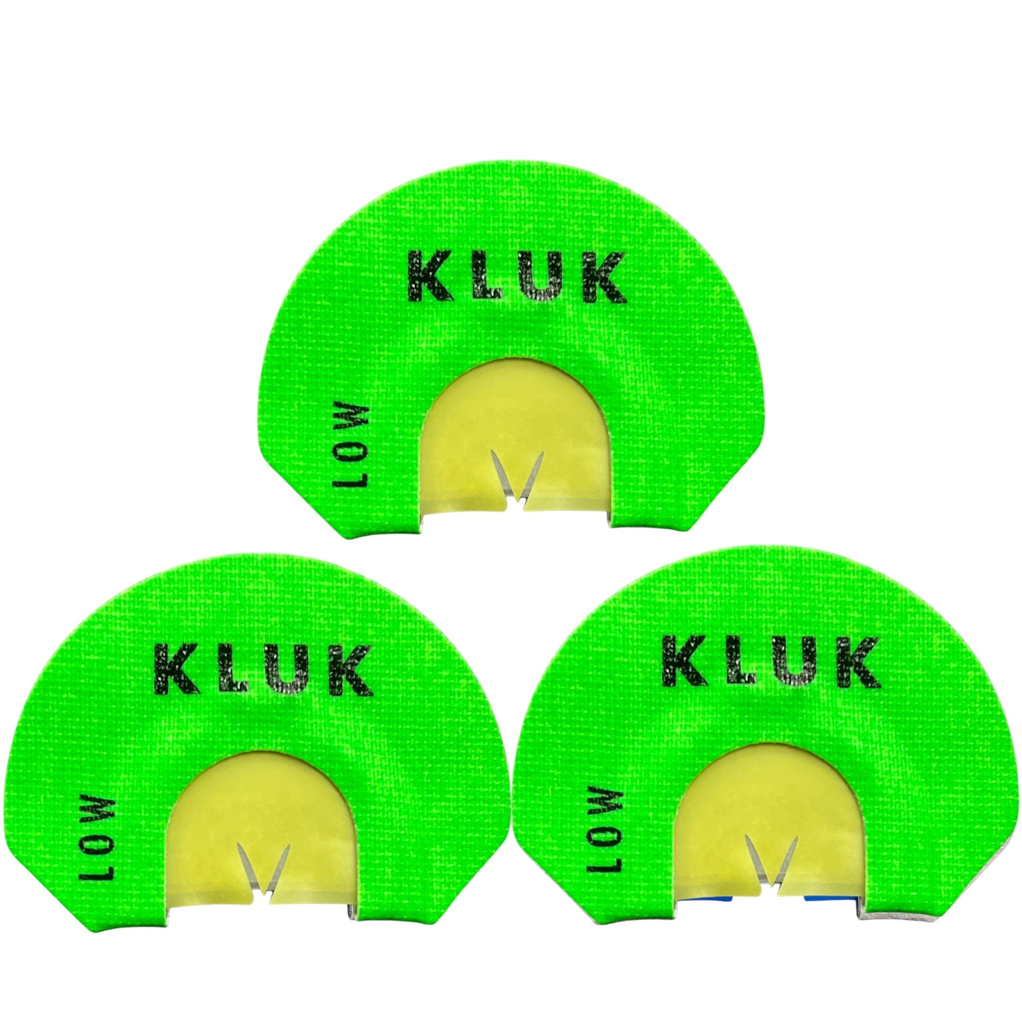 KLUK Custom Calls Turkey Mouth Call Low Stretch / 3-Pack GAME OVER