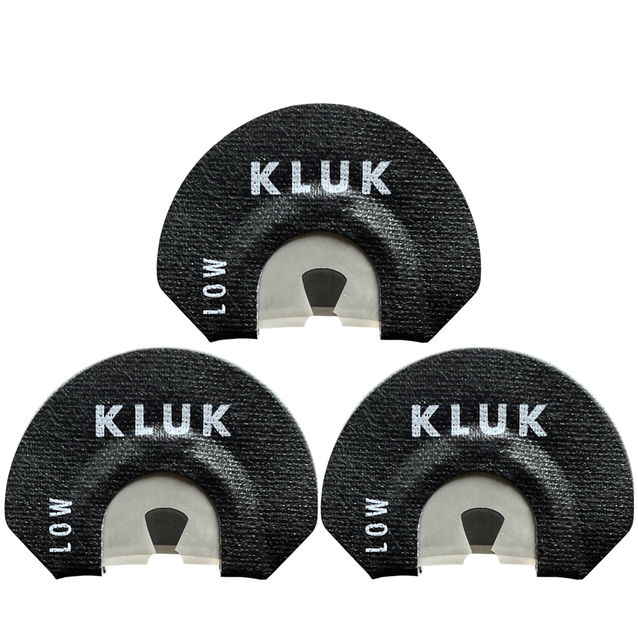 KLUK Custom Calls Turkey Mouth Call Low Stretch / 3-Pack GO 2 GHOST