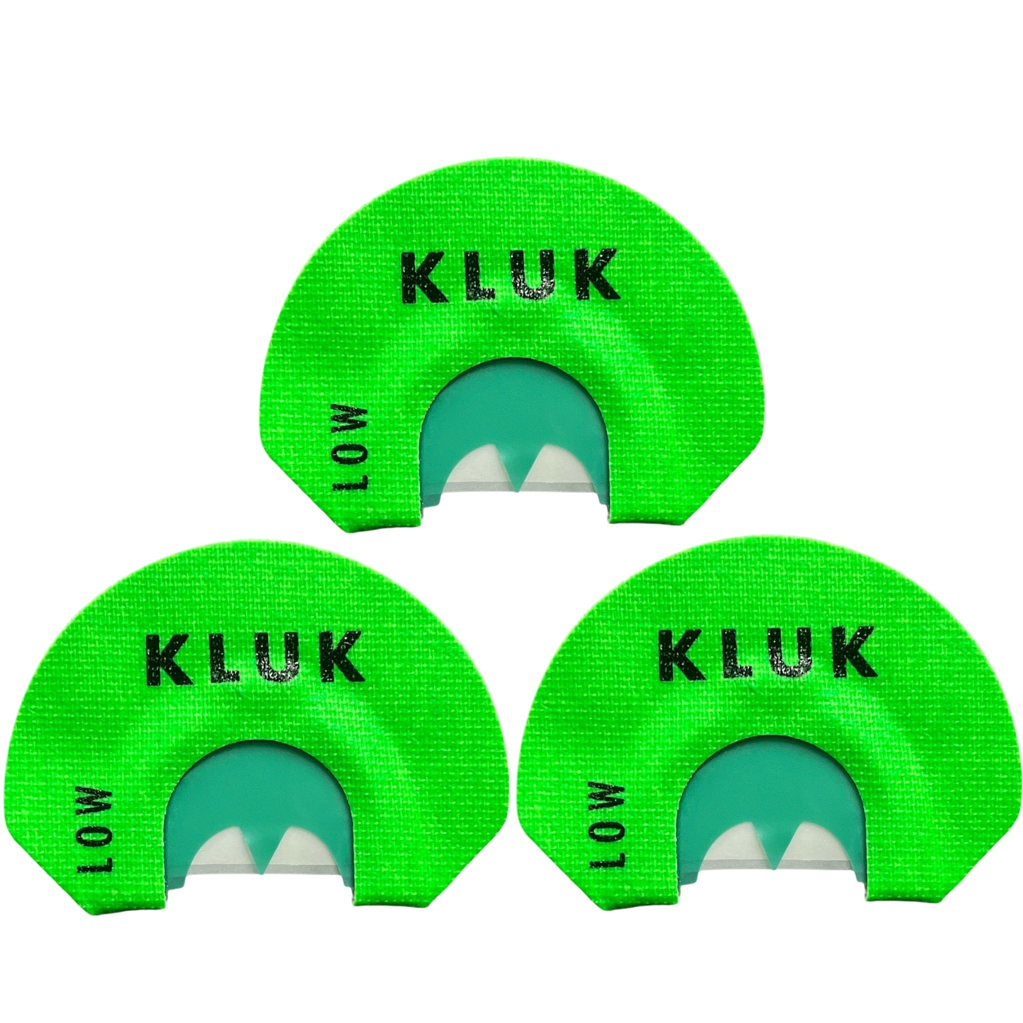 KLUK Custom Calls Turkey Mouth Call Low Stretch / 3-Pack GOOD LUCK KLUK