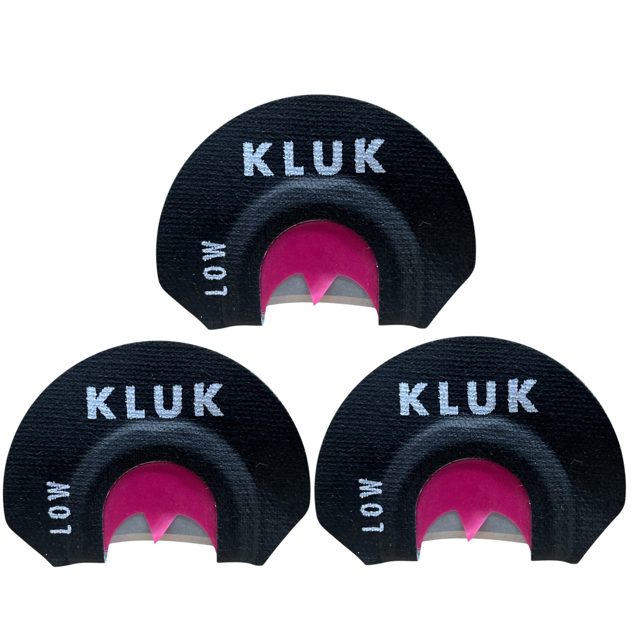 KLUK Custom Calls Turkey Mouth Call Low Stretch / 3-Pack THE WINGMAN