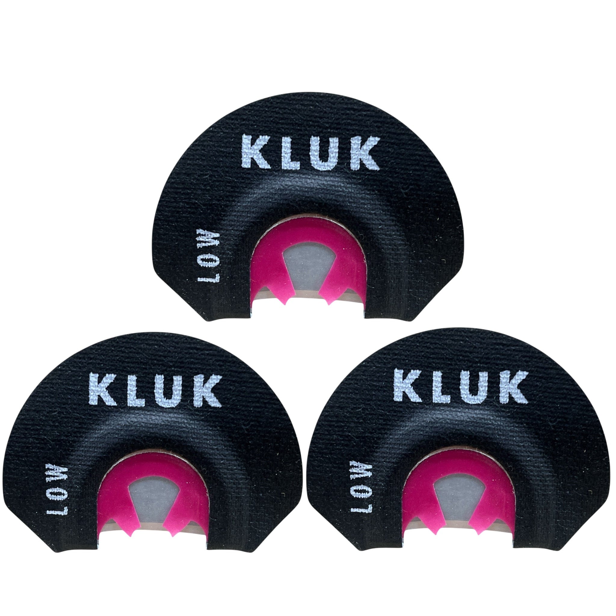 KLUK Custom Calls Turkey Mouth Call Low Stretch / 3-Pack TOP SECRET