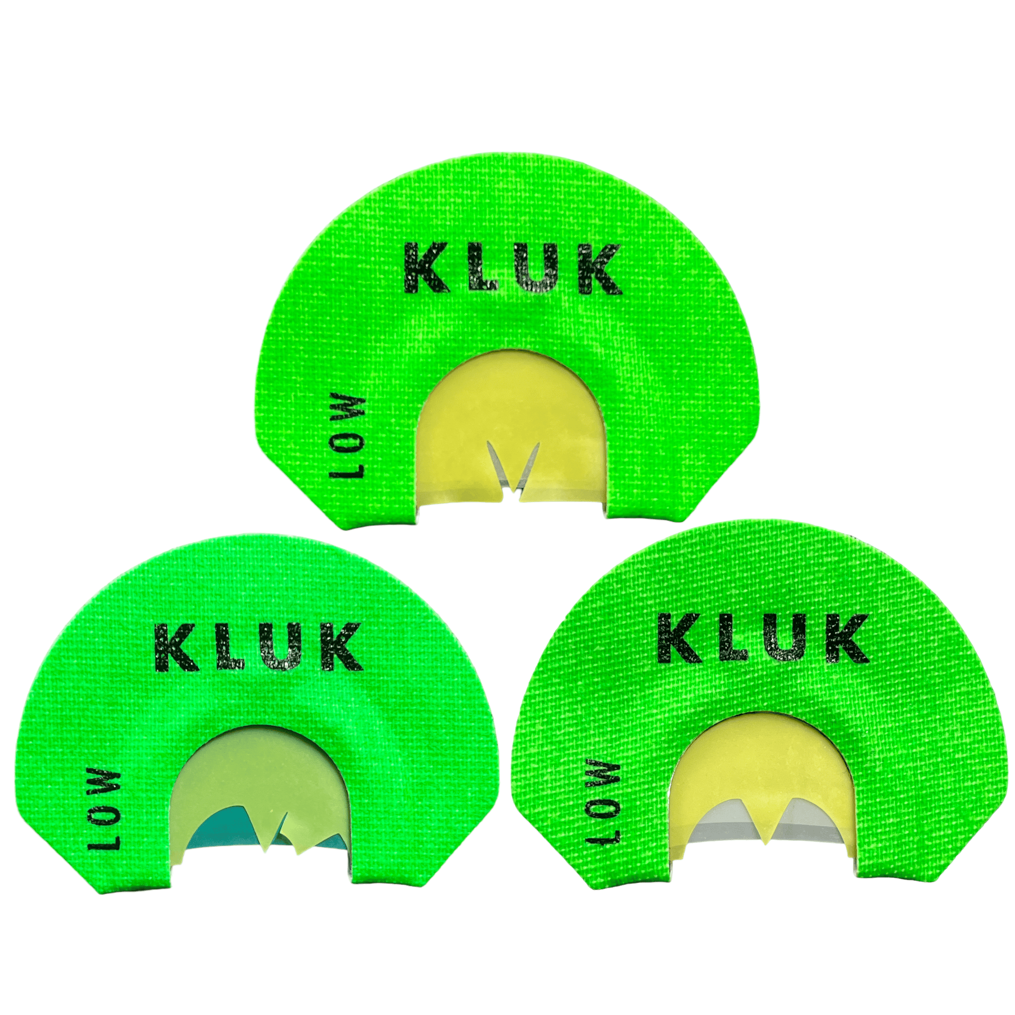KLUK Custom Calls Turkey Mouth Call Low Stretch ASSASSIN SERIES 3 PACK
