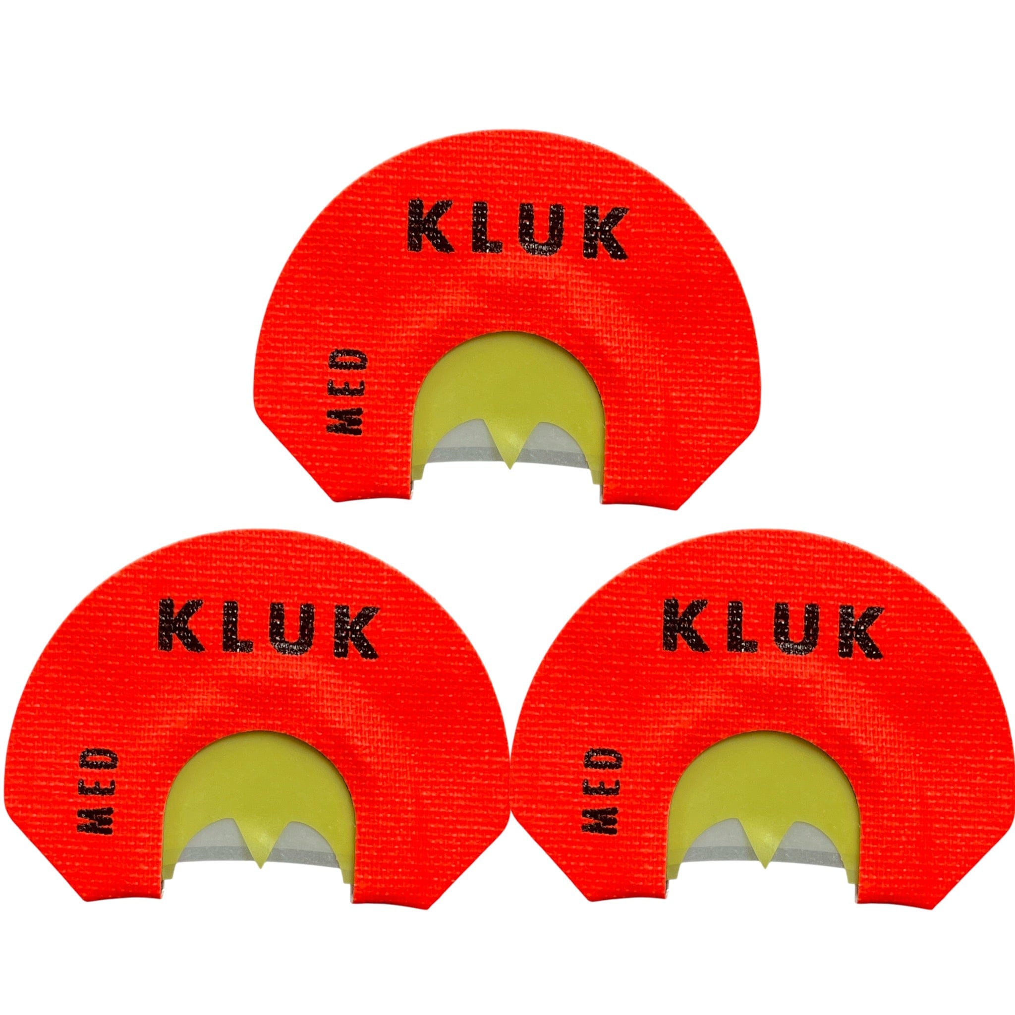 KLUK Custom Calls Turkey Mouth Call Medium Stretch / 3-Pack CHICKEN COOP
